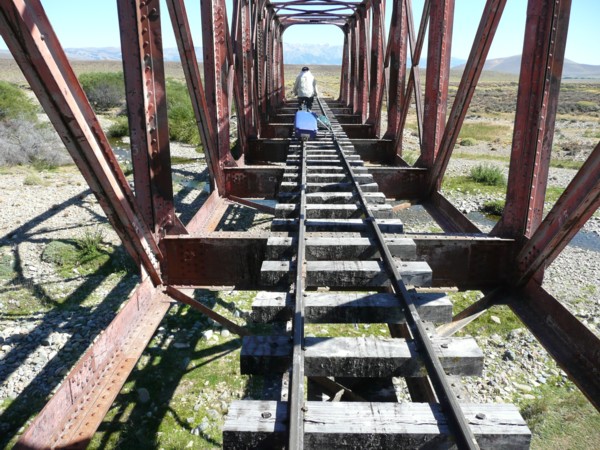 Bridge on 'La Trochita' railroad.